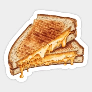 Cottagecore Grilled Cheese Sticker